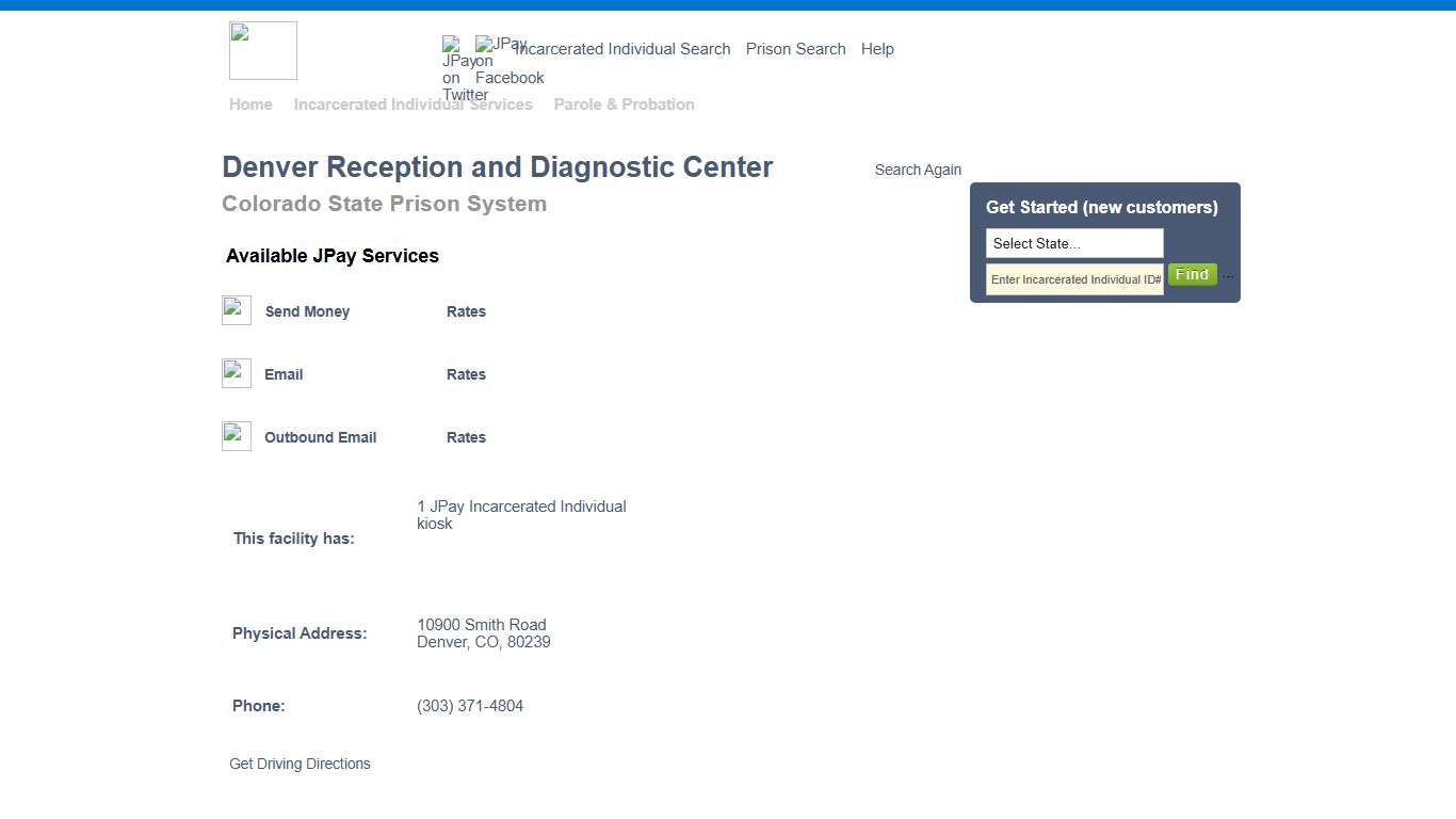 Denver Reception and Diagnostic Center